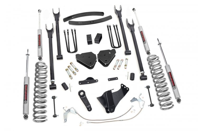 Ford F-350 Super Duty Suspension Lift Kit - Rough Country - 4-Link - '08-'10